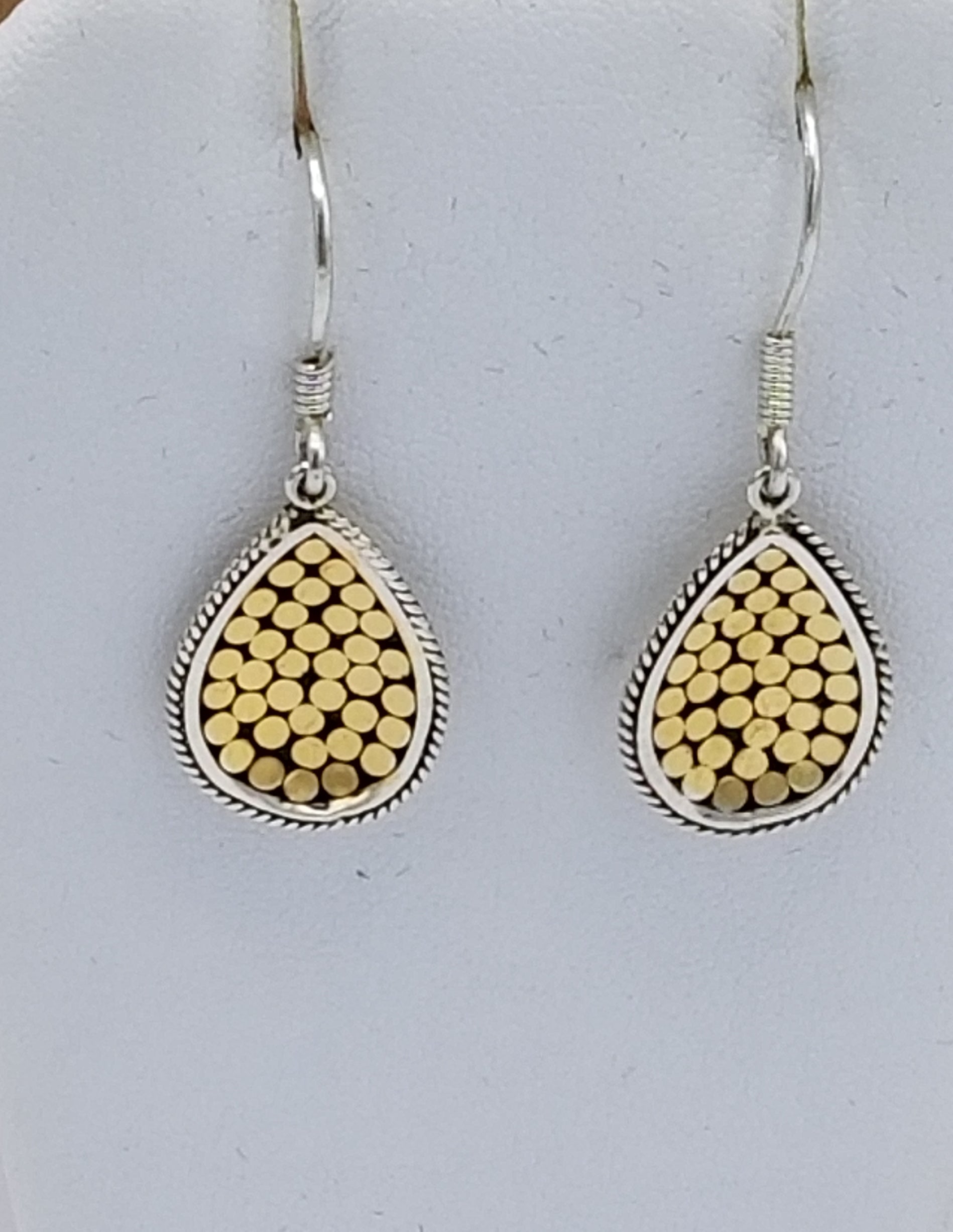 Be A Light French Wrap Teardrop Earrings (Small)