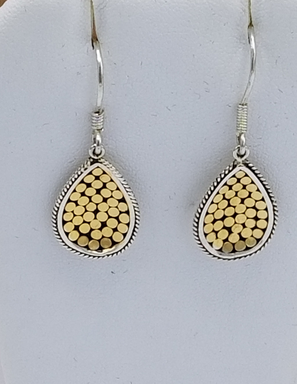 Be A Light French Wrap Teardrop Earrings (Small)