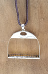 Large Horse Stirrup Necklace