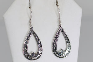Sterling Silver  earrings - Silver or two tone with copper