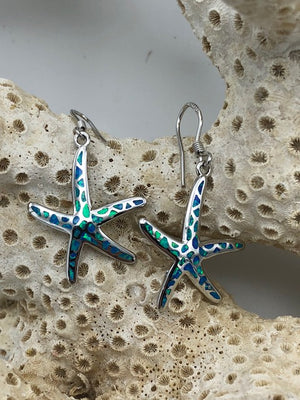 Starfish -  Opal Earrings