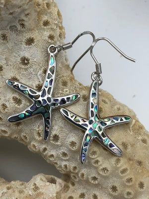 Starfish - Abalone Earrings