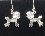 Poodle earrings in Sterling Silver