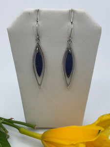 Beautiful dangle Lapis earrings