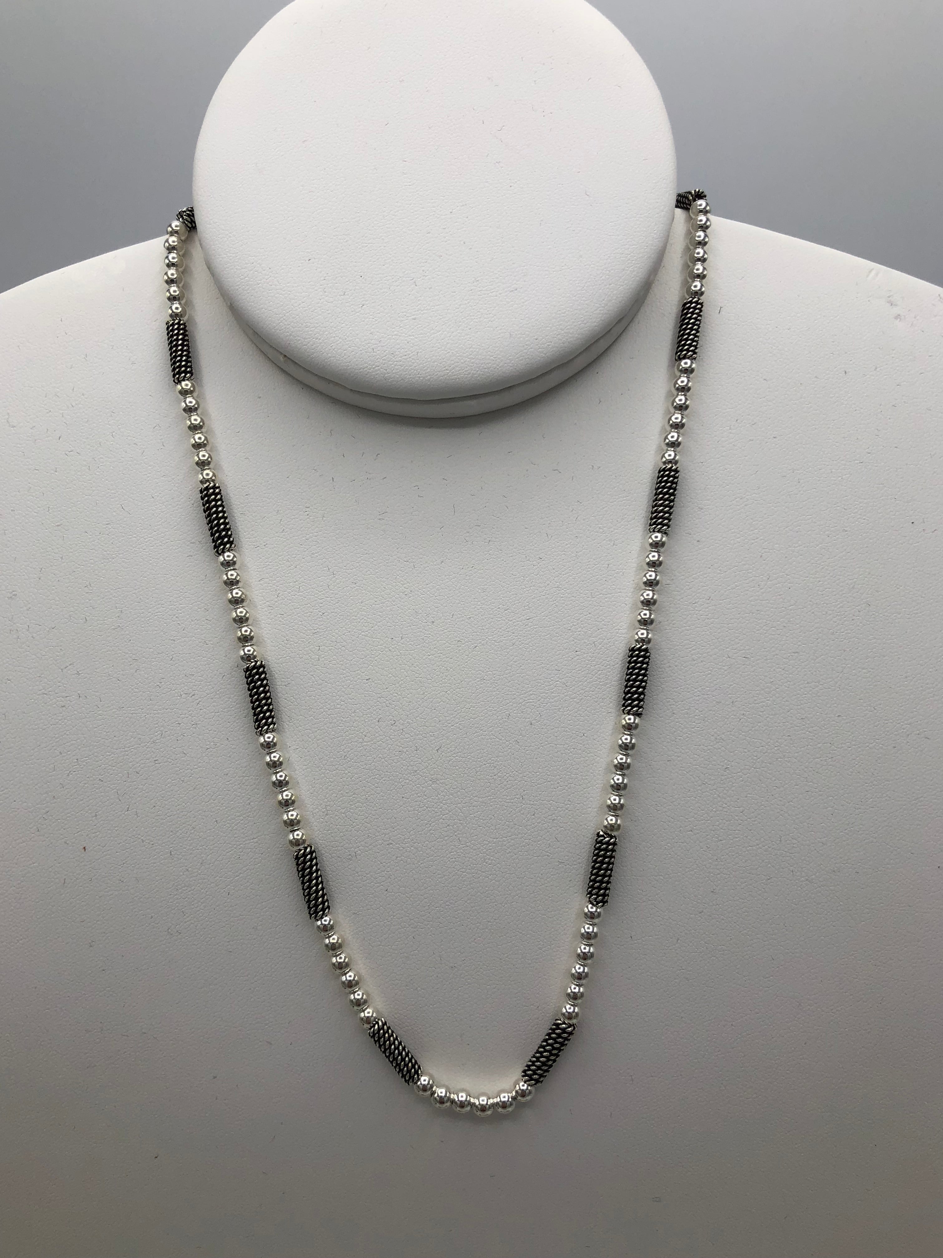 Sterling Silver Beaded necklace