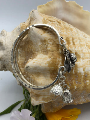 Cuff Bracelet with dangles