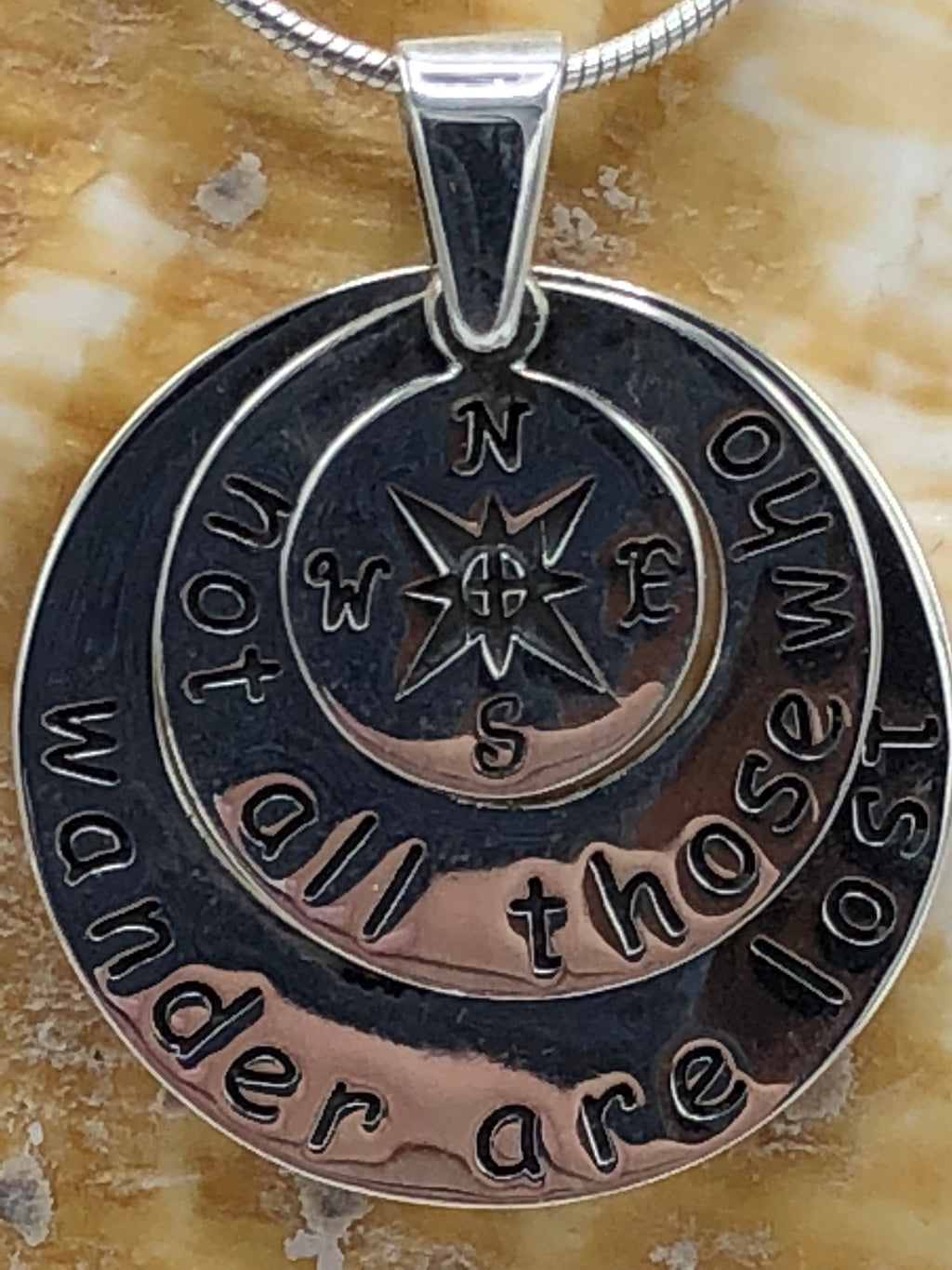 Not all those who Wander are Lost - pendant