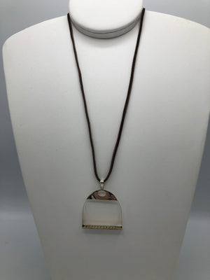 Large Horse Stirrup Necklace