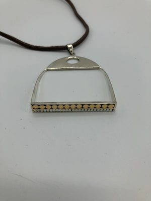 Large Horse Stirrup Necklace