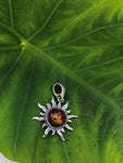 Baltic Amber small sun pendant